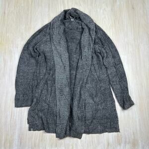 Barefoot Dreams Gray Cozychic Lite Montecito Lounge Casual Cardigan Sweater XL